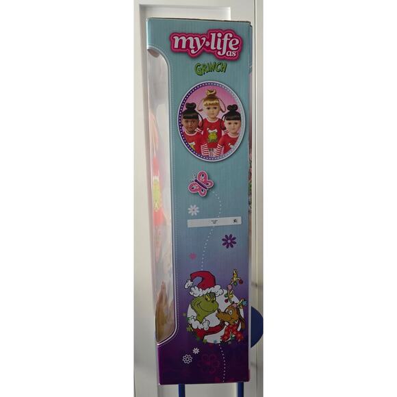 NIB My Life As 18" Poseable Doll – Grinch Sleepover Set (Brunette/Green Eyes) - Picture 8 of 16